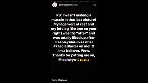 101K views · 148 reactions | Beauty Editor Carly Cardellino from Cosmopolitan Magazine gets her 1st #FasciaBlaster treatment by team #AshleyBlack! Watch her amazing results as you start to see her muscle definition enhanced before your very eyes! Be sure to check out AshleyBlackSystems.com/tutorials for FasciaBlaster tutorials! | The Ashley Black Experience | Facebook