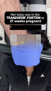 6.6K views · 28 reactions | She’s 37 weeks pregnant and her baby has been sitting in the transverse position! Let’s see if we can get baby to move head down and prepare for a successful delivery! 擄#kingofcracks #pregnant #pregnancylife #pregnancy #pregnantbelly #chiropractor #chiropracticadjustment #chiropractic #selfcare | King of Cracks at Elevate Chiropractic | Facebook