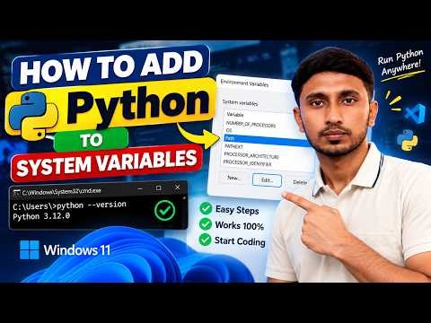 How to Add Python to System Variables