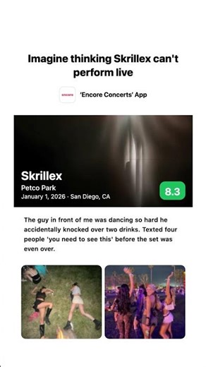 Imagine thinking Skrillex can't perform live