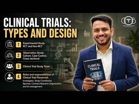 Clinical trial Design | Experimental studies | RCT & Non RCT | Observational | Cohort | Case control