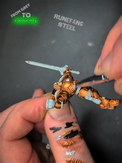 The Sanguinor Golden Angel | Blood Angels | Warhammer 40K | Armor Tutorial 🎁 Join here: https://www.youtube.com/channel/UC17QheJr3P07L_2A-en6-QA/join Armor painting tutorial for The Sanguinor of the Blood Angels. Focus on rich gold tones, sharp highlights and controlled dry brushing to bring out the divine, radiant look of this legendary angelic warrior. #Warhammer #Warhammer40K #BloodAngels #TheSanguinor #ArmorPainting #MiniaturePainting