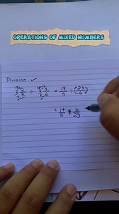 BASIC MATH LESSON: Operations of Mixed Number #math #mathematics #mathwiz | Math Wiz