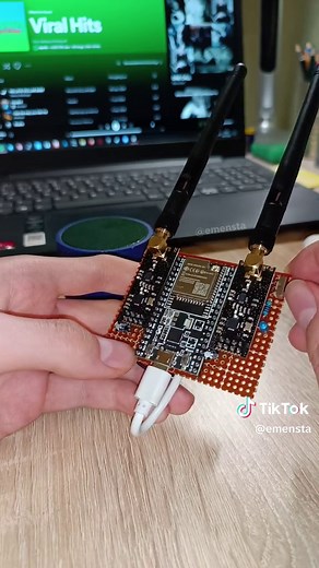 ESP32-BlueJammer •Jam everything communicating via Bluetooth! DC in bio! #esp32 #bluejammer #bluetooth #jammer #diy #pcb #electronics #cybersecurity #pentester #pentesting #hacker #hacktheplanet #emensta #github #code #opensource #intetesting #gadgets #project #viral #fyp #signal #GHz #frequency #bluetoothspeaker #airpods #amazing #fypシ゚viral #educationalpurposes
