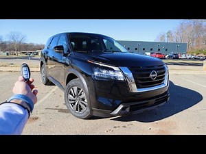 2022 Nissan Pathfinder S FWD: Start Up, Walkaround, Test Drive and Review