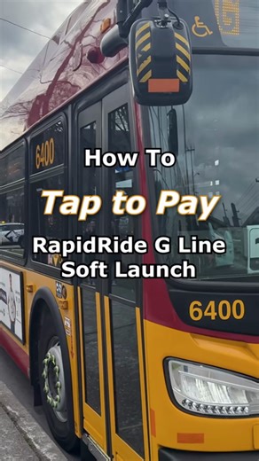 We're here with a few tips for tapping a credit or debit card on RapidRide G Line during Tap to Pay soft launch! It's as easy as...​ 1. Take your card out of your wallet.​ If you use an ORCA card in Google Wallet, it should default to your ORCA card, but it's always best to select the card you want to use before tapping. 2. Tap on an ORCA card reader until you see a green checkmark. Everyone must have their own card or device to ride.​ 3. Be prepared to show the last 4 digits of your card during