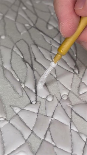 Japanese art 日本画 制作過程 #arte #art #process #日本画 #制作過程 #胡粉
