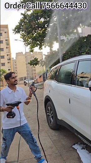 Comparison 48 and 12 Volt Wireless car washer machine, NR car wash foam cannon foam wash #nittorai