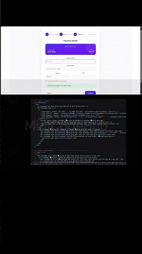 React Checkout Form | Multi-Step Validation #ReactJS #TailwindCSS #WebDev #Frontend #MiniCodeHub
