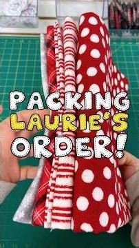Packing an order for Laurie from Hamilton, MI! ☃️ #packingorders #shipping #flannel