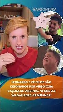 Leonardo and Zé Felipe slammed over video with Virginia's youngest: "What are you going to give t...