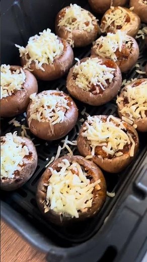 Gefüllte Champignons mal anders aus dem Airfryer