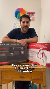 Let's unbox SINGER Heavy Duty 4432 with Roberto from Throwboy 🙌 Tune in tomorrow, May 13th, to HSN's special crafting presentation featuring Singer North America and this limited-time bundle. | HSN
