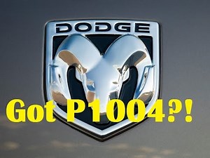 How to Fix P1004 Dodge Charger / Avanger 2006-2013