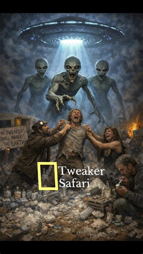 Paranoia of aliens #tweaker #Safari #aliens #art | aliens