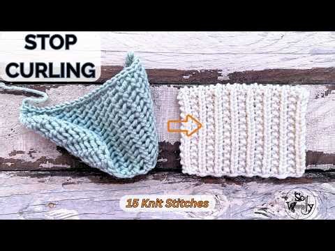 15 Knitting Stitches That Don’t Curl (Perfect for Scarves & Blankets) - So Woolly