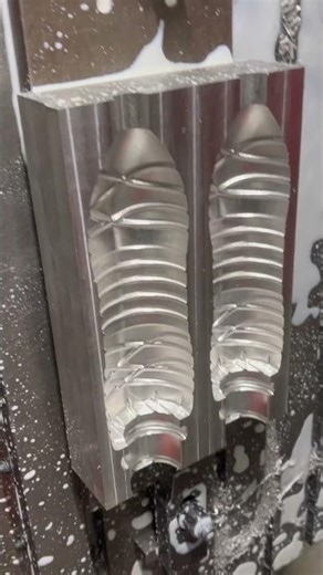 💧 Water bottle 🍾#machining #viralmusic #cnc #cncsoftware #delcam #autodesk #powermill