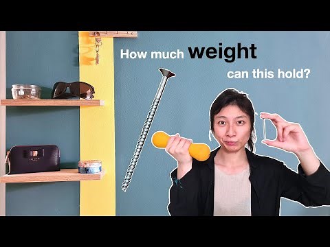 Easy DIY Floating Shelf (Drywall) | Load Test