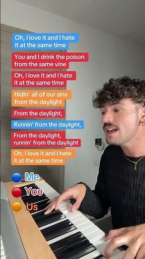 Let’s sing Daylight by David Kushner🖤