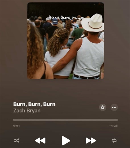 Burn, Burn, Burn #zachbryan