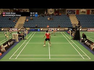 Match point - Brian Yang vs Victor Svendsen - MS, Final - Denmark Masters 2021