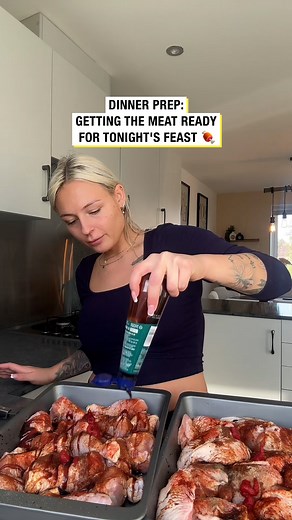 Dinner prep: getting the meat ready for tonight's feast 🍖 | Della Noyce