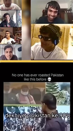 Tanmay bhat reacts on Pakistan #memesreaction #funny #indiavspakistan #tanmaybhat #indvspak #shorts