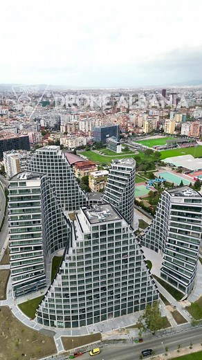 Explore Tirona City in Albania with Stunning Drone Footage