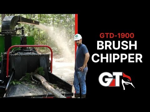 Gyro-Trac GTD-1900 | Power Meets Tree Care with the Next-Gen Brush Chipper