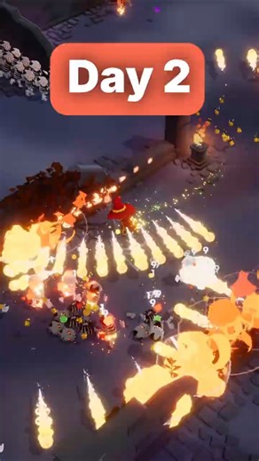 Evolved Fireball bounce off walls | Trials Survivors Devlog #gamedev #indiegame #roguelites