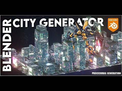Blender - Procedural Realistic City Generator