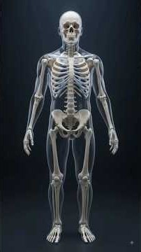 Human Skeletal System Explained in 3D 🦴 | 206 Bones of the Human Body | Anatomy Animation #shorts