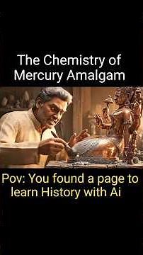 The Chemistry of Mercury Amalgam 🌡️ #ancientindiantechnology#shorts