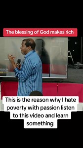 Why I Hate Poverty with Passion — The Blessing of God Makes Rich