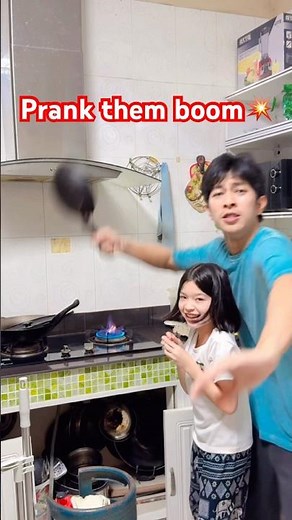 Prank boom Pam!! แกล้งหม้อระเบิด🤣 #funny #prank #comedy #shorts