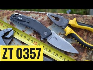 тест ножа Zero Tolerance 0357 / test