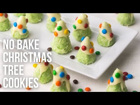 No Bake Christmas Tree Cookies l The Recipe Rebel