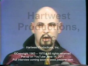 Anton S Lavey, The Church of Satan, another clip: 1967 JOE PYNE TV Show