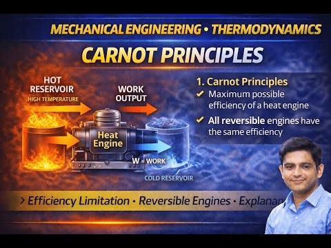 Carnot Principles with Explanation | Mechanical Engineering| Polytechnic and Diploma