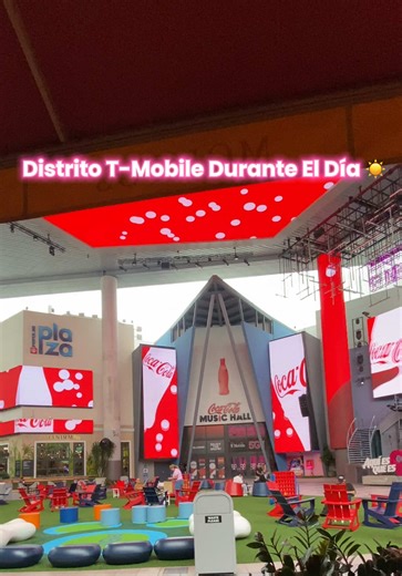 Which is your favorite? 🤩 T-Mobile District in the day or in the night? Distrito T-Mobile is a large, modern entertainment complex in San Juan, Puerto Rico 🇵🇷 featuring a mix of dining, music, art, and technology, with venues like the Coca-Cola Music Hall and Arena Medalla for concerts and events, plus attractions like ziplines, a movie theater, and a virtual reality center 🔥🔥🔥 You don't need to be rich to travel...🧳 ✈️ My FREE guide will show you how I book the best affordable flights ev