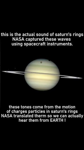 The Real Sound of Saturn's Rings 😮🪐🪐