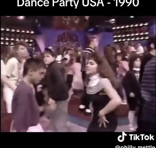 Throwback to 1990, Dance Party USA was a popular 1-hour show filmed live at WPHL studios in Philly. Wait until the end, poor Joe Clark had no idea what he was getting into 🤣#bestofphilly #philly #danceparty #1990sfashion #retrovibe #phillytiktok
