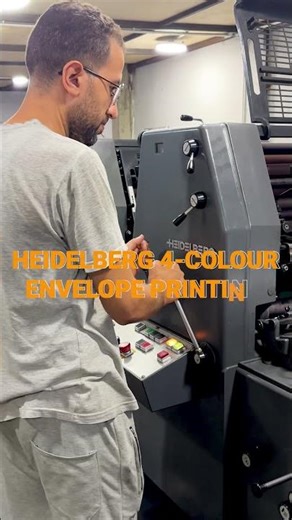 Envelope Printing Process