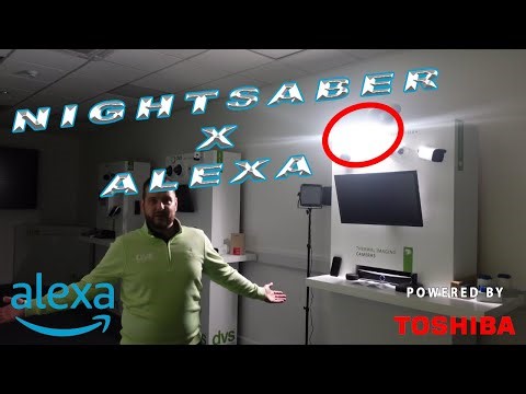 How to turn on a security light using Alexa? Featuring: Nightsaber