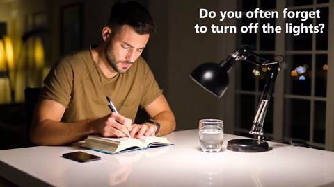 KINDEEP Timer Light Bulb Indoor: Light Bulb with Timer Built in 13W Equivalent 100W, A19 LED Light Bulbs Daylight 5000K, Automatic On/Off, Light Bulbs for Lamps Indoor, Porch Garage Security, 4Pack