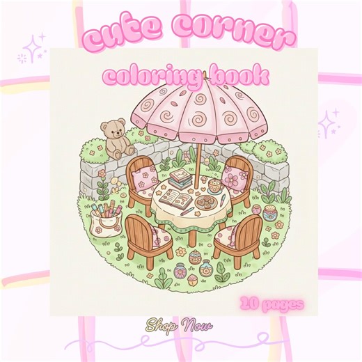 Cozy Corner Coloring Pages for Kids and Adults | Cute & Relaxing Cozy Coloring Book Pages | Aesthetic Coloring Sheets - Etsy