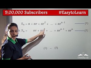 Sum of n terms of GP | Formula Derivation | AP and GP | Class 10 | CBSE | NCERT | ICSE