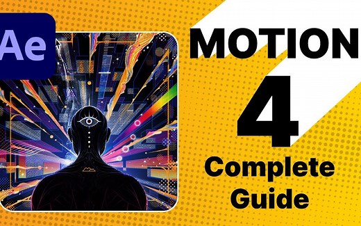 多功能MG运动图形高级AE脚本 Motion 4 完整学习教程指南