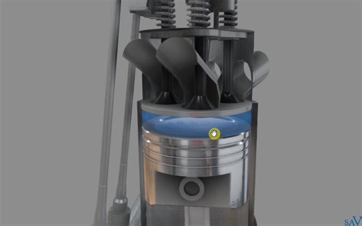 四冲程内燃机工作原理 - How Four Stroke Engines Work How It Works 4 Stroke_1080p