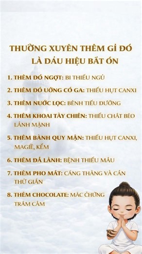 Thường xuyên thèm gì đó là dấu hiệu bất ổn/Đặng Kim Toàn